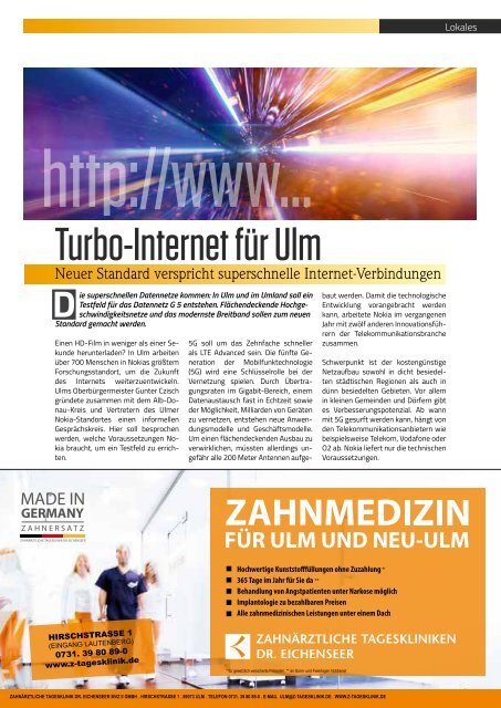 TRENDYone | Das Magazin - Ulm - März 2018