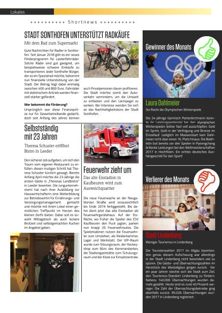 TRENDYone | Das Magazin - Allgäu - März 2018