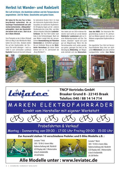 Hamburg Nordost Magazin Ausgabe 5-2019 // Oktober-November