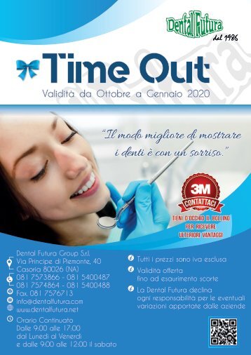 Time Out Ottobre - Gennaio