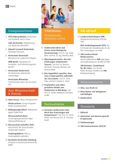 Die Neue Hochschule Heft 5/2019