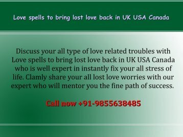 Love spells to bring lost love back in UK USA Canada black magic kings