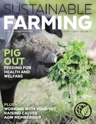 Sustainable Farming magazine Fall 2019 (Volume 4, Issue 4)