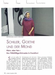 SCHILLER, GOETHE UND DER MOND Klein,·aber fein - reinmein.info