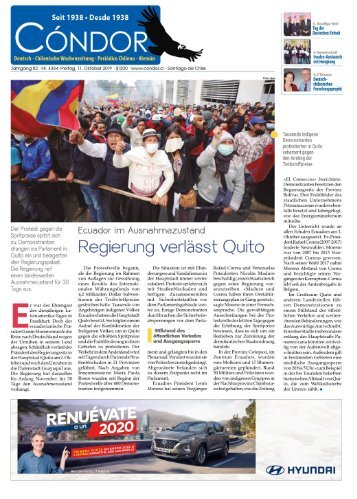 Cóndor Deutsch-Chilenische Wochenzeitung Ausgabe 4354