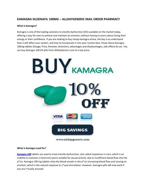Sildenafil mail order