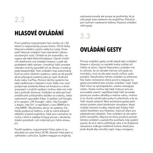 Grafické uživatelské rozhraní v automobilech