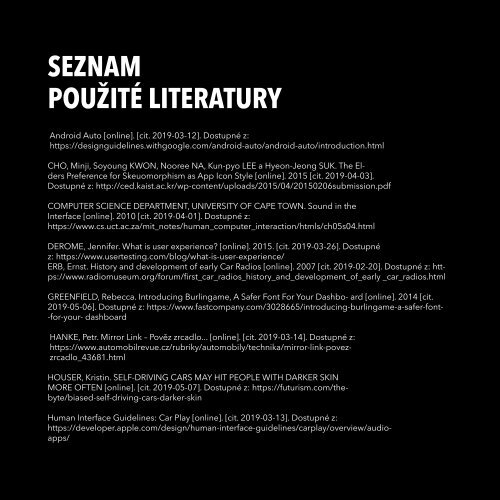 Grafické uživatelské rozhraní v automobilech