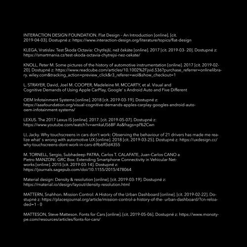 Grafické uživatelské rozhraní v automobilech