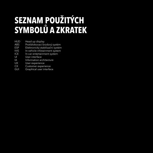 Grafické uživatelské rozhraní v automobilech