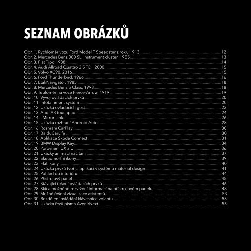 Grafické uživatelské rozhraní v automobilech