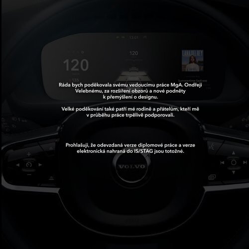 Grafické uživatelské rozhraní v automobilech