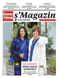 s'Magazin usm Ländle, 13. Oktober 2019