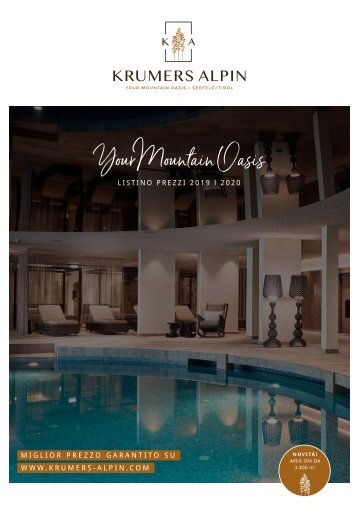 Krumers Alpin | LISTINO PREZZI 2019| 2020 