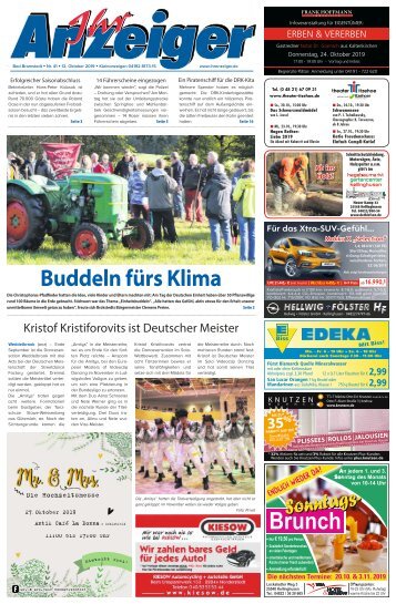 Ihr Anzeiger Bad Bramstedt 41 2019