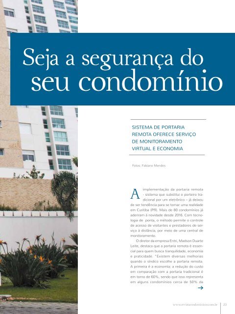 *Outubro/2019 - Revista Condominium 25