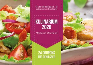 Gutscheinbuch Kulinarium 2020