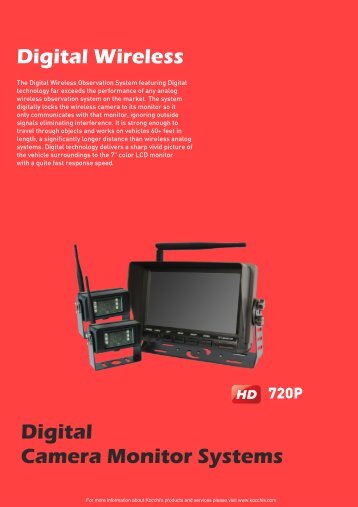 Kocchi's | 720P Digital Wireless Camera System 776H40532