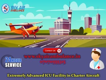 Select Sky Air Ambulance in Aurangabad and Bokaro at Low Fare