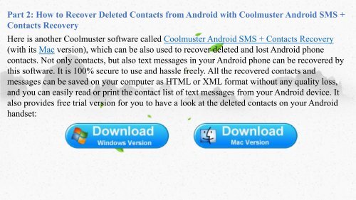 How to Restore Contacts on Android