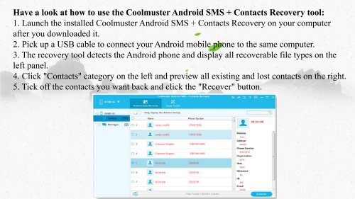 How to Restore Contacts on Android