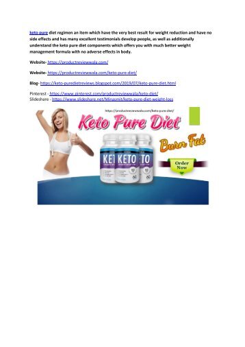 keto pure diet