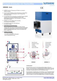 Kompakt-Entstauber mit Taschenfilter - Blotenberg GmbH