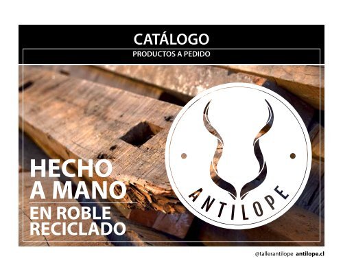 Catalogo Taller Antílope 2019