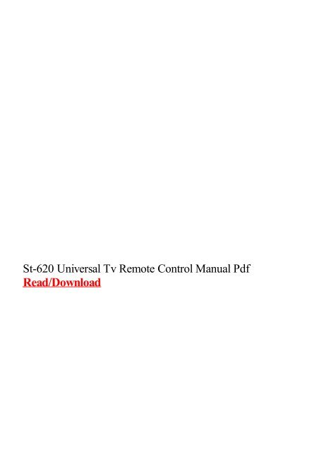 st-620-universal-tv-remote-control-manual-pdf