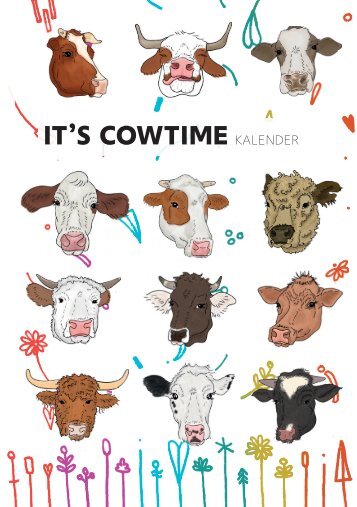 it's cowtime Jahresunabhängiger Kalender