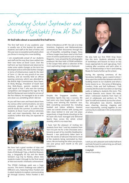 DCIS Newsletter September and October 2019