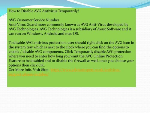 Avg Antivirus Support Number