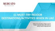 11 Must-Try Indoor Activities When In UAE 