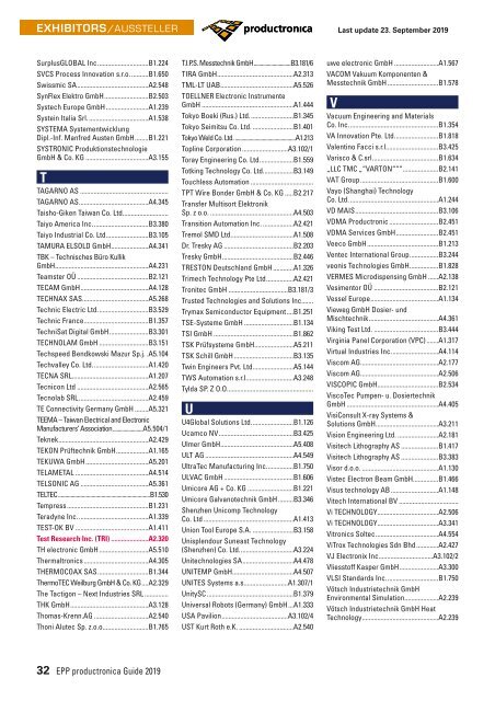 productronica Guide 2019