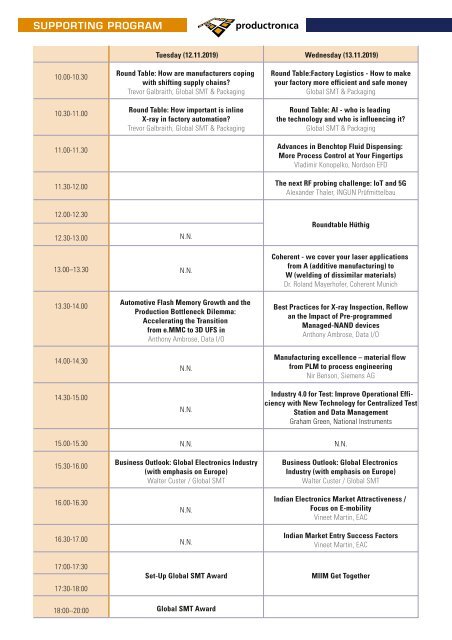 productronica Guide 2019