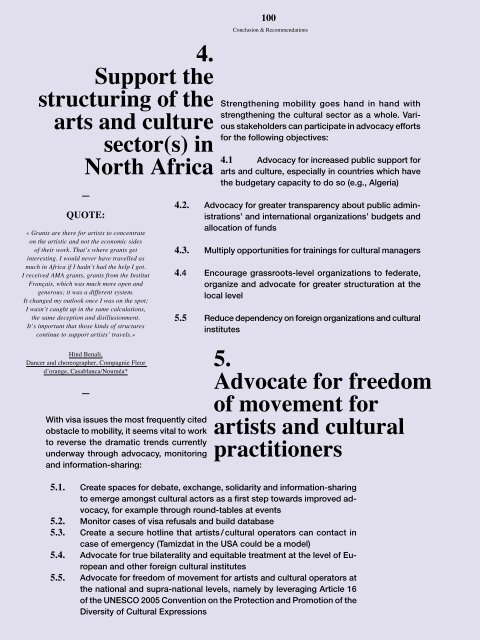 Art Moves Africa – Retracing Roots and Tracing New Routes: Mobility and Touring in North Africa