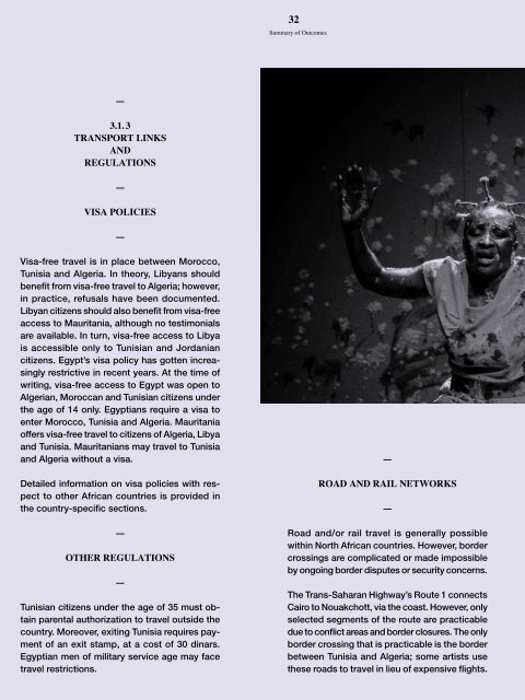 Art Moves Africa – Retracing Roots and Tracing New Routes: Mobility and Touring in North Africa