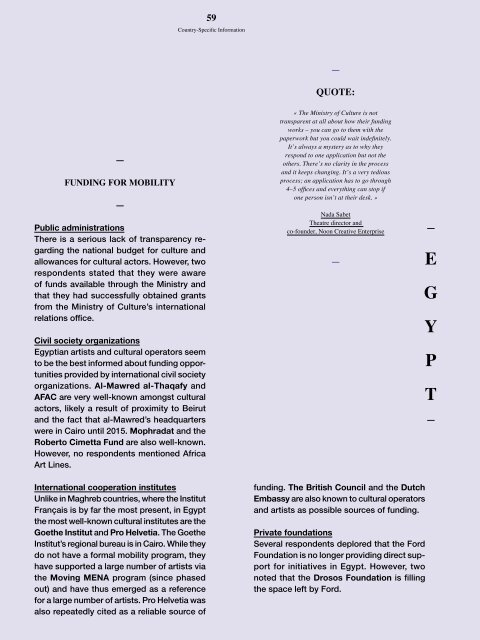 Art Moves Africa – Retracing Roots and Tracing New Routes: Mobility and Touring in North Africa