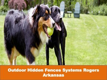 Outdoor Hidden Fences Systems Rogers Arkansas