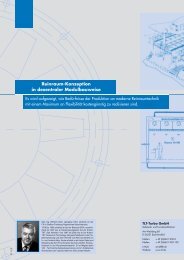 Reinraum-Konzeption in dezentraler ... - TLT Turbo GmbH