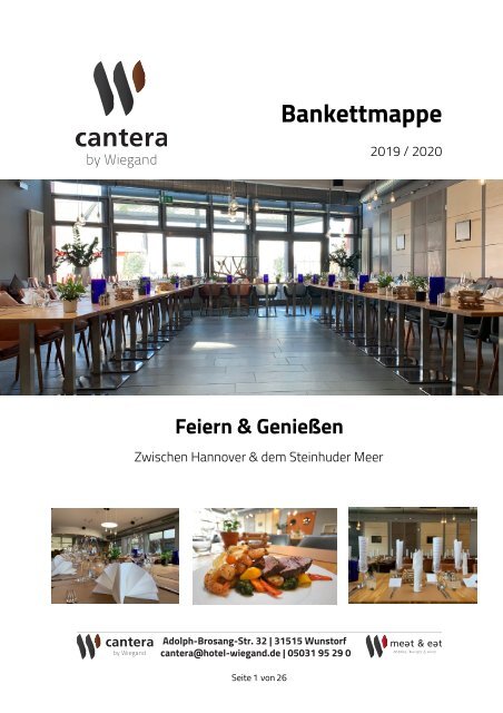 cantera by Wiegand – Bankettmappe