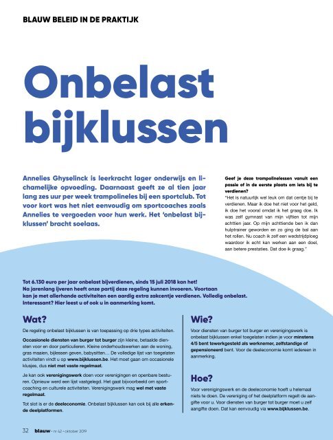 Blauw oktober 2019