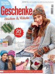 Zeitschrift: 100 Seiten Geschenke - Stricken & Häkeln (HU007) - Auszug