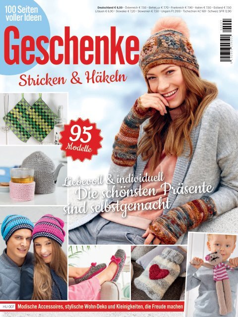 Zeitschrift: 100 Seiten Geschenke - Stricken & Häkeln (HU007) - Auszug