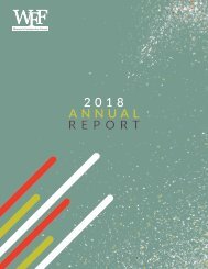 WFF 2018 Annual Report