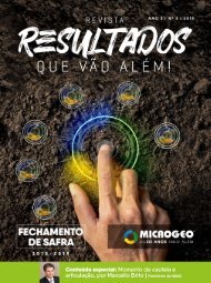  Revista Microgeo - Fechamento de Safra - 2018/2019