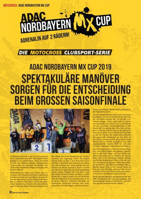 Motocross Enduro Ausgabe 11/2019