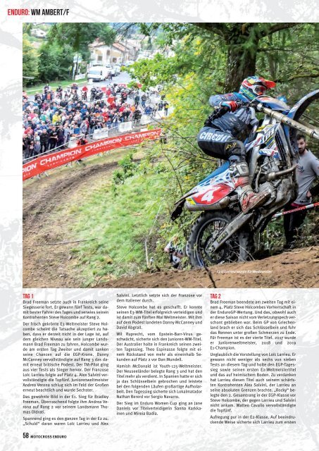Motocross Enduro Ausgabe 11/2019