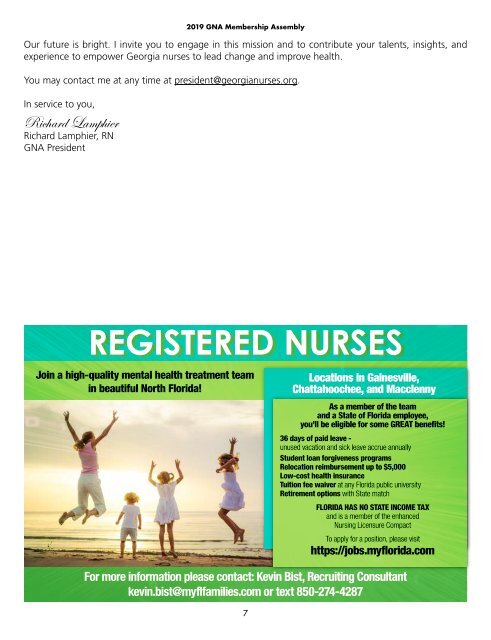2019 Georgia Nurses Association Yearbook