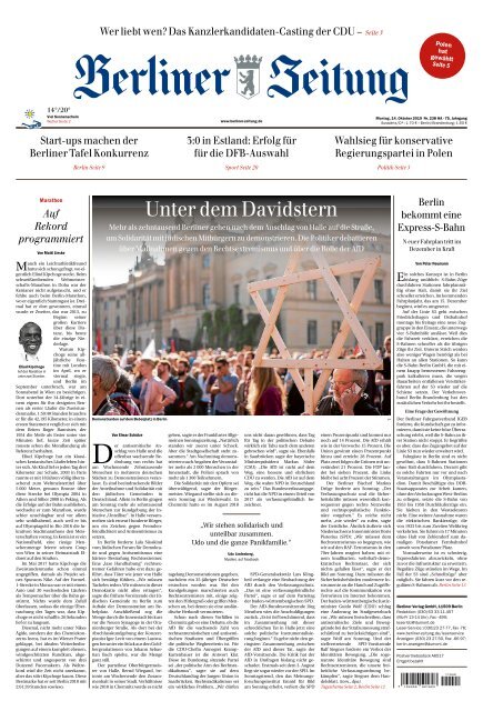 Berliner Zeitung 14.10.2019